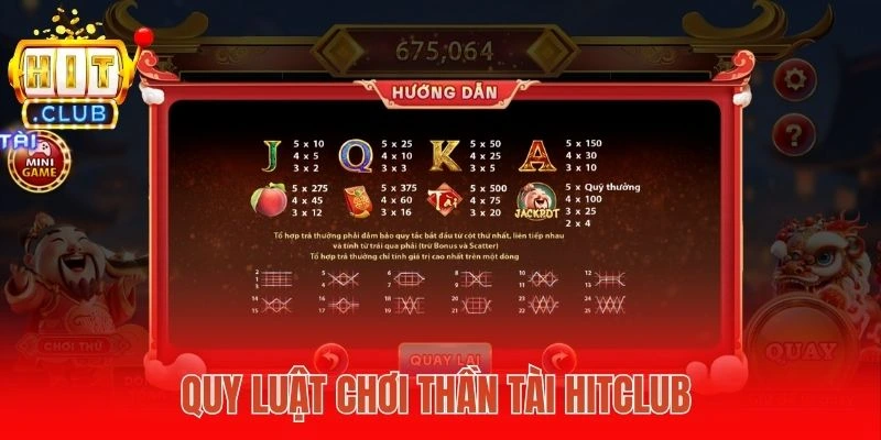 Quy luật chơi Thần tài Hitclub